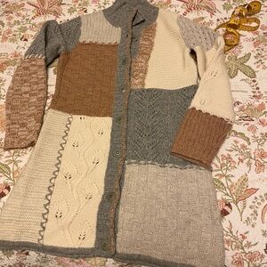 Sundance Multicolor Patchwork Cardigan
